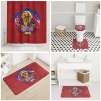 Haiti Grenadye Alaso Bathroom Set Red Nou Retounen Anko 1974-2026 - Wonder Print Shop