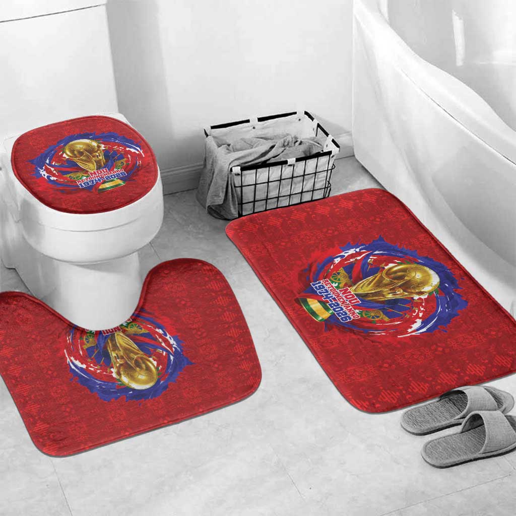 Haiti Grenadye Alaso Bathroom Set Red Nou Retounen Anko 1974-2026 - Wonder Print Shop