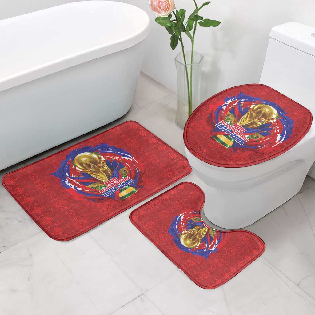 Haiti Grenadye Alaso Bathroom Set Red Nou Retounen Anko 1974-2026 - Wonder Print Shop