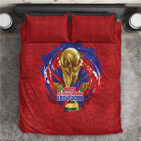 Haiti Grenadye Alaso Bedding Set Red Nou Retounen Anko 1974-2026 - Wonder Print Shop