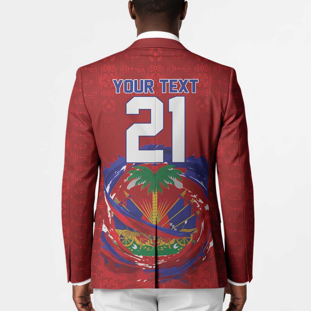 Custom Haiti Grenadye Alaso Blazer Red Nou Retounen Anko 1974-2026 - Wonder Print Shop