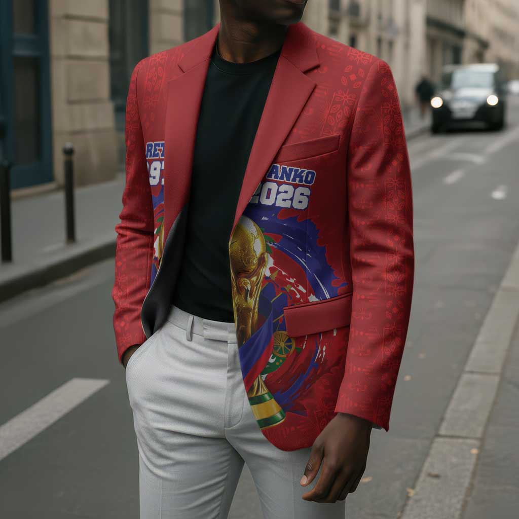 Custom Haiti Grenadye Alaso Blazer Red Nou Retounen Anko 1974-2026 - Wonder Print Shop