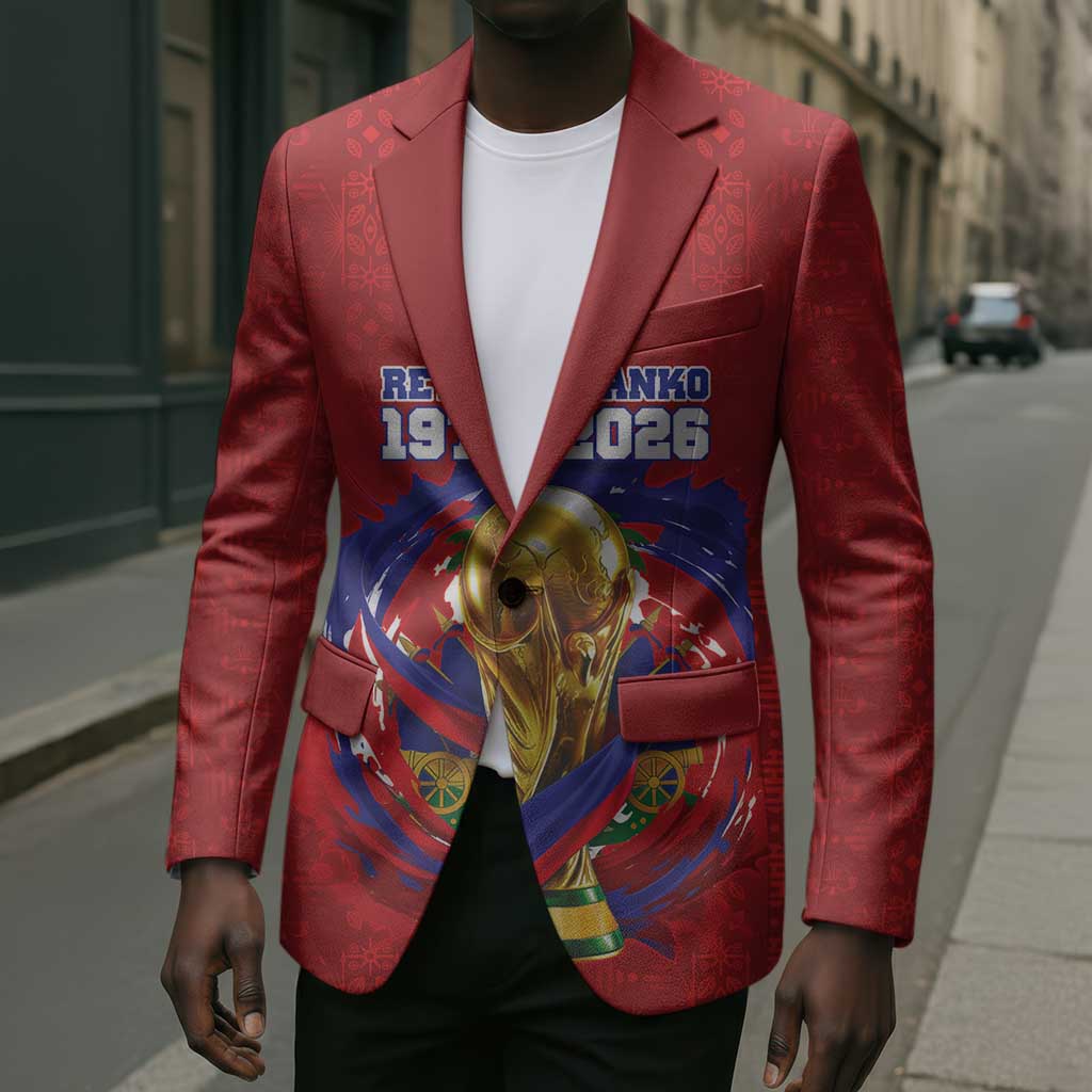 Custom Haiti Grenadye Alaso Blazer Red Nou Retounen Anko 1974-2026 - Wonder Print Shop