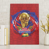 Haiti Grenadye Alaso Canvas Wall Art Red Nou Retounen Anko 1974-2026 - Wonder Print Shop