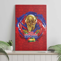 Haiti Grenadye Alaso Canvas Wall Art Red Nou Retounen Anko 1974-2026 - Wonder Print Shop
