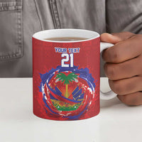 Custom Haiti Grenadye Alaso Ceramic Mug Red Nou Retounen Anko 1974-2026 - Wonder Print Shop