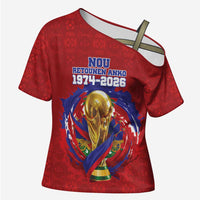Custom Haiti Grenadye Alaso Cross Shoulder Shirt Red Nou Retounen Anko 1974-2026 - Wonder Print Shop