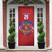 Custom Haiti Grenadye Alaso Door Cover Red Nou Retounen Anko 1974-2026 - Wonder Print Shop