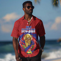 Custom Haiti Grenadye Alaso Hawaiian Shirt Red Nou Retounen Anko 1974-2026 - Wonder Print Shop