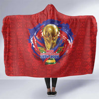 Haiti Grenadye Alaso Hooded Blanket Red Nou Retounen Anko 1974-2026 - Wonder Print Shop