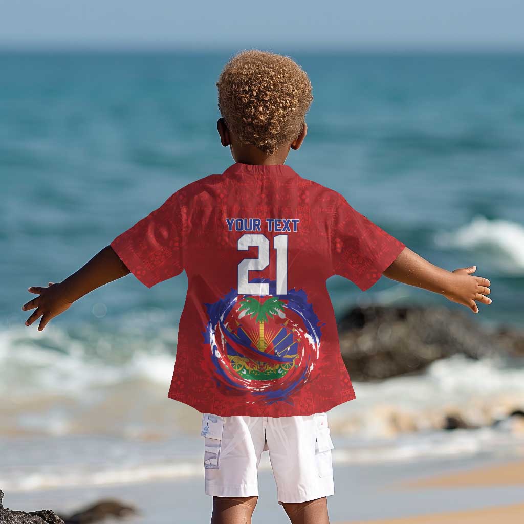 Custom Haiti Grenadye Alaso Kid Hawaiian Shirt Red Nou Retounen Anko 1974-2026 - Wonder Print Shop