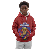 Custom Haiti Grenadye Alaso Kid Hoodie Red Nou Retounen Anko 1974-2026 - Wonder Print Shop