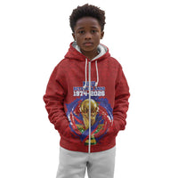 Custom Haiti Grenadye Alaso Kid Hoodie Red Nou Retounen Anko 1974-2026 - Wonder Print Shop