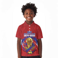 Custom Haiti Grenadye Alaso Kid Polo Shirt Red Nou Retounen Anko 1974-2026 - Wonder Print Shop