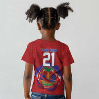 Custom Haiti Grenadye Alaso Kid T shirt Red Nou Retounen Anko 1974-2026 - Wonder Print Shop