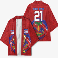 Custom Haiti Grenadye Alaso Kimono Red Nou Retounen Anko 1974-2026 - Wonder Print Shop