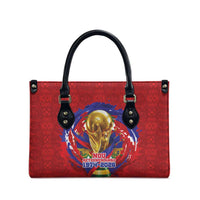 Haiti Grenadye Alaso Leather Bag Red Nou Retounen Anko 1974-2026 - Wonder Print Shop