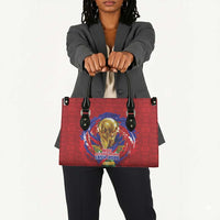 Haiti Grenadye Alaso Leather Bag Red Nou Retounen Anko 1974-2026 - Wonder Print Shop
