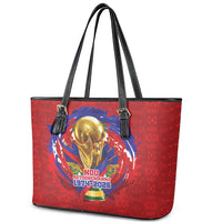 Haiti Grenadye Alaso Leather Tote Bag Red Nou Retounen Anko 1974-2026 - Wonder Print Shop