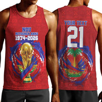 Custom Haiti Grenadye Alaso Men Tank Top Red Nou Retounen Anko 1974-2026 - Wonder Print Shop