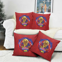 Haiti Grenadye Alaso Pillow Cover Red Nou Retounen Anko 1974-2026 - Wonder Print Shop