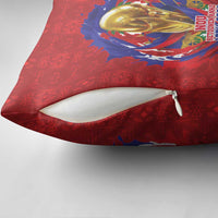 Haiti Grenadye Alaso Pillow Cover Red Nou Retounen Anko 1974-2026 - Wonder Print Shop