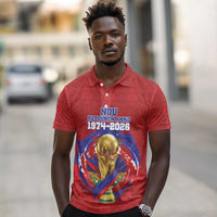 Custom Haiti Grenadye Alaso Polo Shirt Red Nou Retounen Anko 1974-2026 - Wonder Print Shop