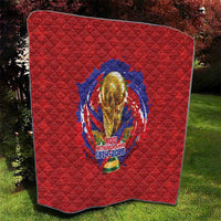 Haiti Grenadye Alaso Quilt Red Nou Retounen Anko 1974-2026 - Wonder Print Shop