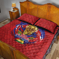 Haiti Grenadye Alaso Quilt Bed Set Red Nou Retounen Anko 1974-2026 - Wonder Print Shop