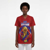 Custom Haiti Grenadye Alaso Scrub Top Red Nou Retounen Anko 1974-2026 - Wonder Print Shop