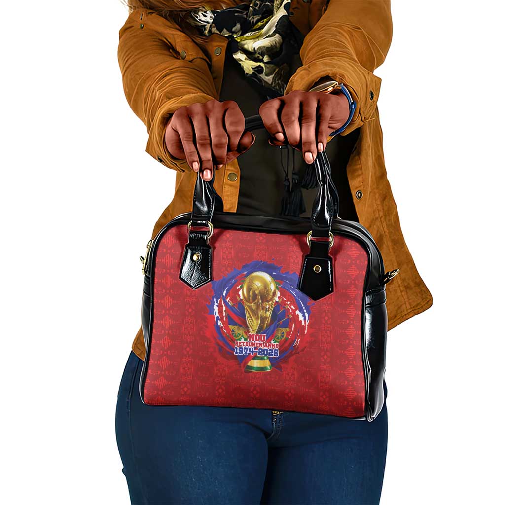 Haiti Grenadye Alaso Shoulder Handbag Red Nou Retounen Anko 1974-2026 - Wonder Print Shop
