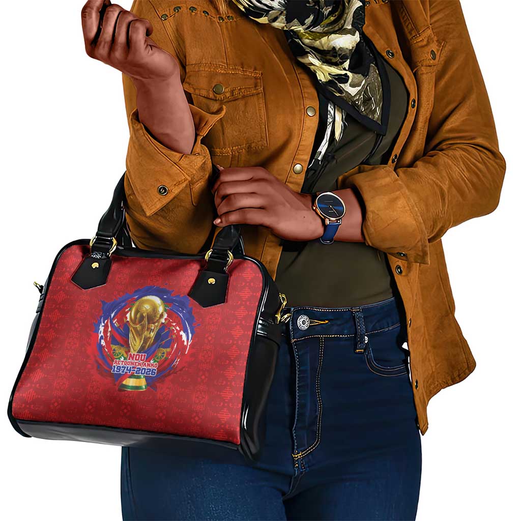 Haiti Grenadye Alaso Shoulder Handbag Red Nou Retounen Anko 1974-2026 - Wonder Print Shop
