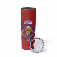 Custom Haiti Grenadye Alaso Skinny Tumbler Red Nou Retounen Anko 1974-2026 - Wonder Print Shop