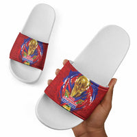 Haiti Grenadye Alaso Slide Sandals Red Nou Retounen Anko 1974-2026 - Wonder Print Shop