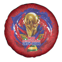 Haiti Grenadye Alaso Spare Tire Cover Red Nou Retounen Anko 1974-2026 - Wonder Print Shop