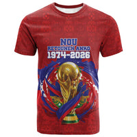 Custom Haiti Grenadye Alaso T shirt Red Nou Retounen Anko 1974-2026 - Wonder Print Shop