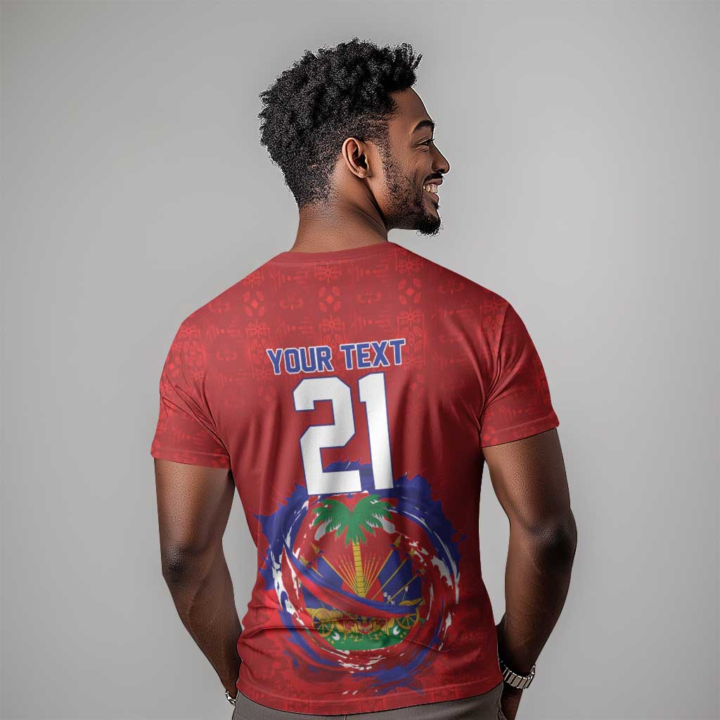 Custom Haiti Grenadye Alaso T shirt Red Nou Retounen Anko 1974-2026 - Wonder Print Shop