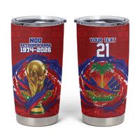 Custom Haiti Grenadye Alaso Tumbler Cup Red Nou Retounen Anko 1974-2026 - Wonder Print Shop
