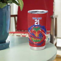 Custom Haiti Grenadye Alaso Tumbler Cup Red Nou Retounen Anko 1974-2026 - Wonder Print Shop