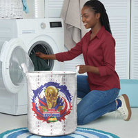 Haiti Grenadye Alaso Laundry Basket White Nou Retounen Anko 1974-2026 - Wonder Print Shop