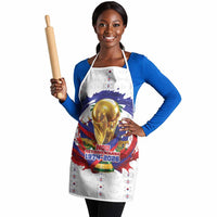 Haiti Grenadye Alaso Apron White Nou Retounen Anko 1974-2026 - Wonder Print Shop
