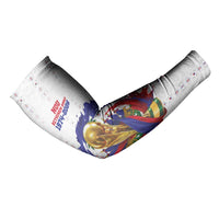 Custom Haiti Grenadye Alaso Arm Sleeves White Nou Retounen Anko 1974-2026 - Wonder Print Shop