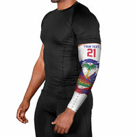 Custom Haiti Grenadye Alaso Arm Sleeves White Nou Retounen Anko 1974-2026 - Wonder Print Shop