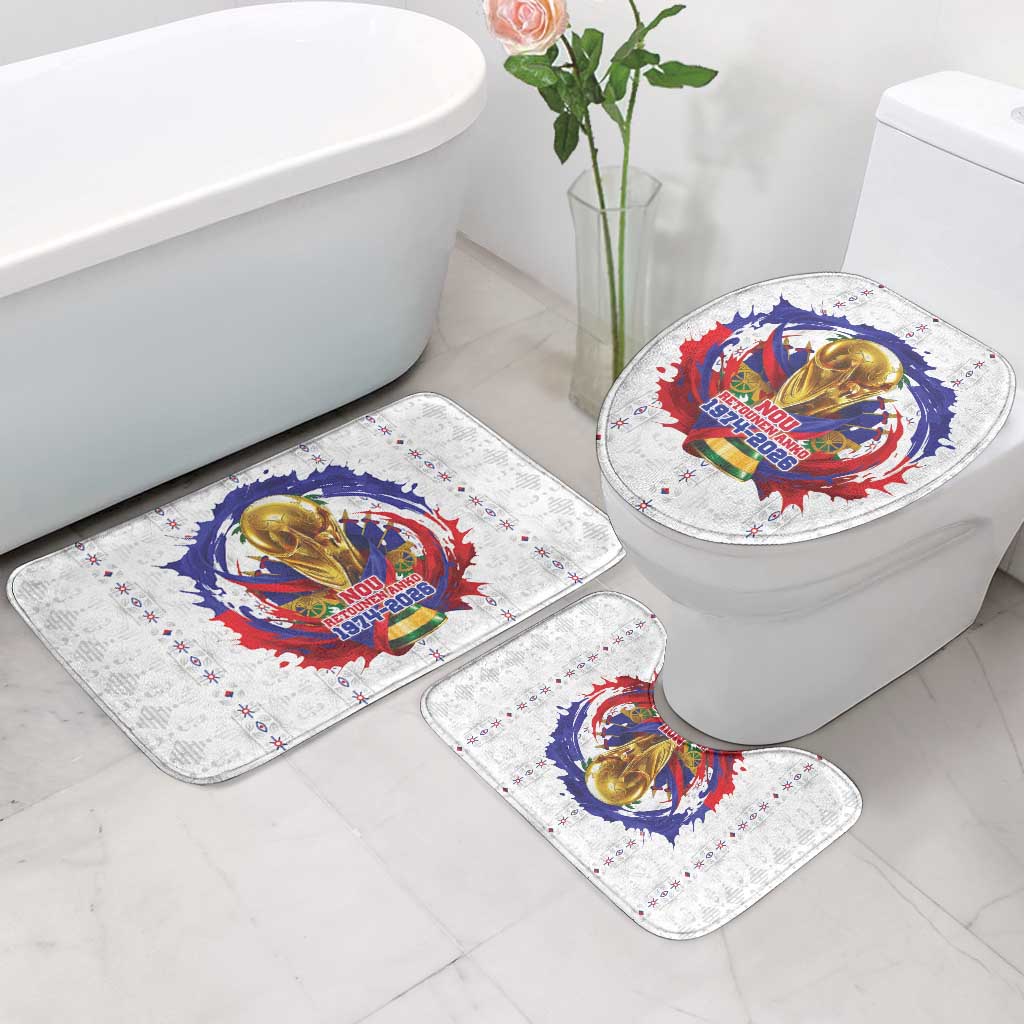 Haiti Grenadye Alaso Bathroom Set White Nou Retounen Anko 1974-2026 - Wonder Print Shop