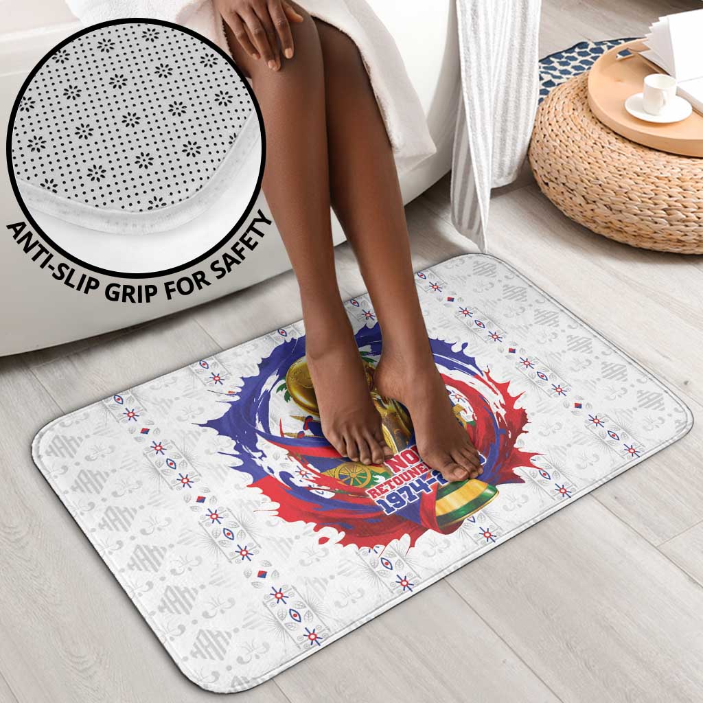 Haiti Grenadye Alaso Bathroom Set White Nou Retounen Anko 1974-2026 - Wonder Print Shop