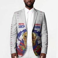Custom Haiti Grenadye Alaso Blazer White Nou Retounen Anko 1974-2026 - Wonder Print Shop
