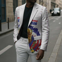 Custom Haiti Grenadye Alaso Blazer White Nou Retounen Anko 1974-2026 - Wonder Print Shop