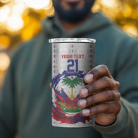Custom Haiti Grenadye Alaso 4 in 1 Can Cooler Tumbler White Nou Retounen Anko 1974-2026 - Wonder Print Shop