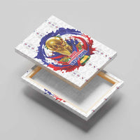 Haiti Grenadye Alaso Canvas Wall Art White Nou Retounen Anko 1974-2026 - Wonder Print Shop