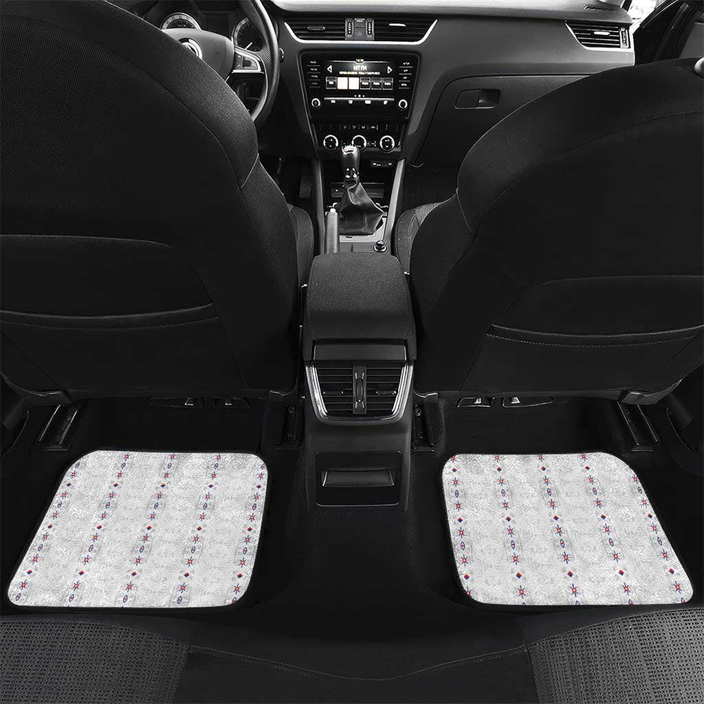 Custom Haiti Grenadye Alaso Car Mats White Nou Retounen Anko 1974-2026 - Wonder Print Shop